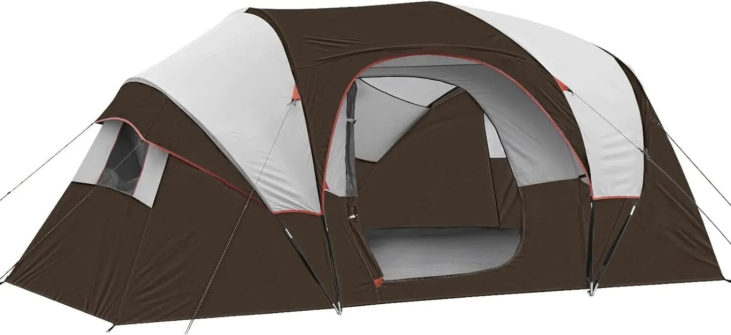 10 Person Camping Tent - Portable Easy Set Up Family Tent