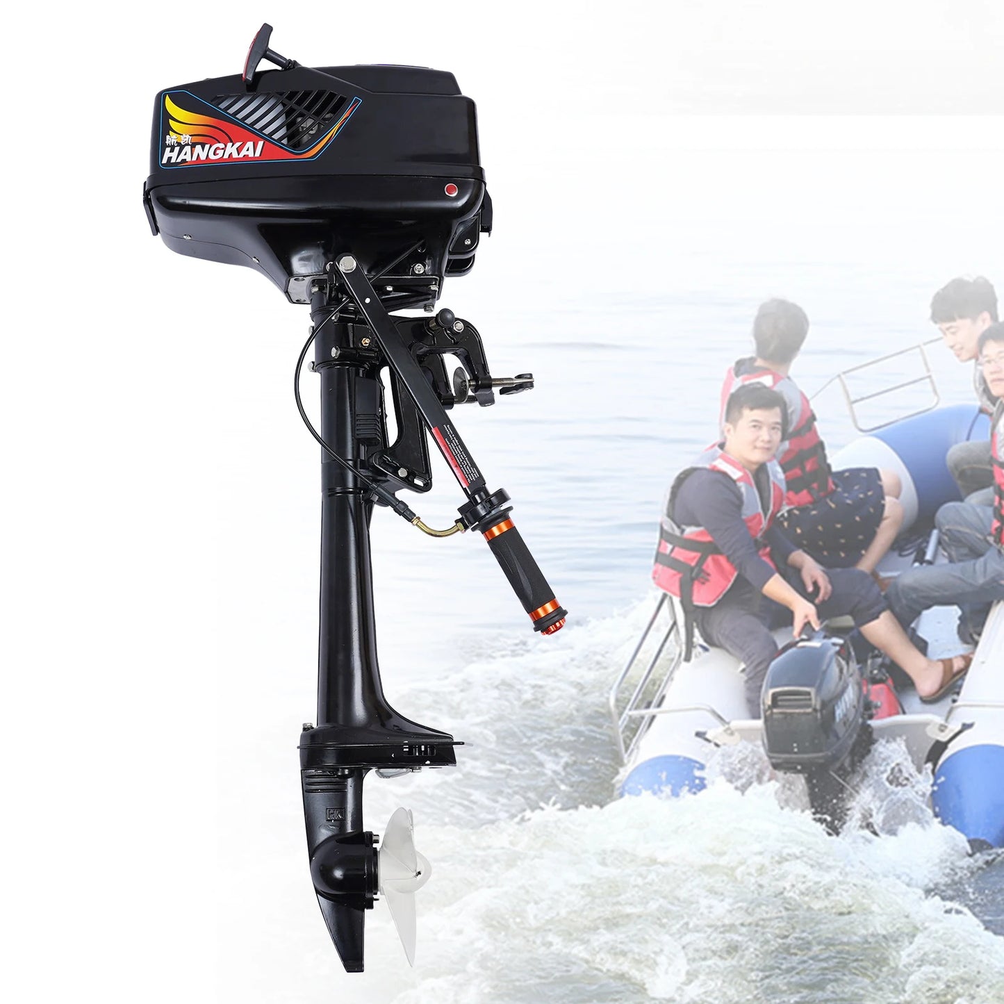 Marine Engines 2 Stroke 3.6 HP Heavy Duty Cooled CDI Systems 55CC
