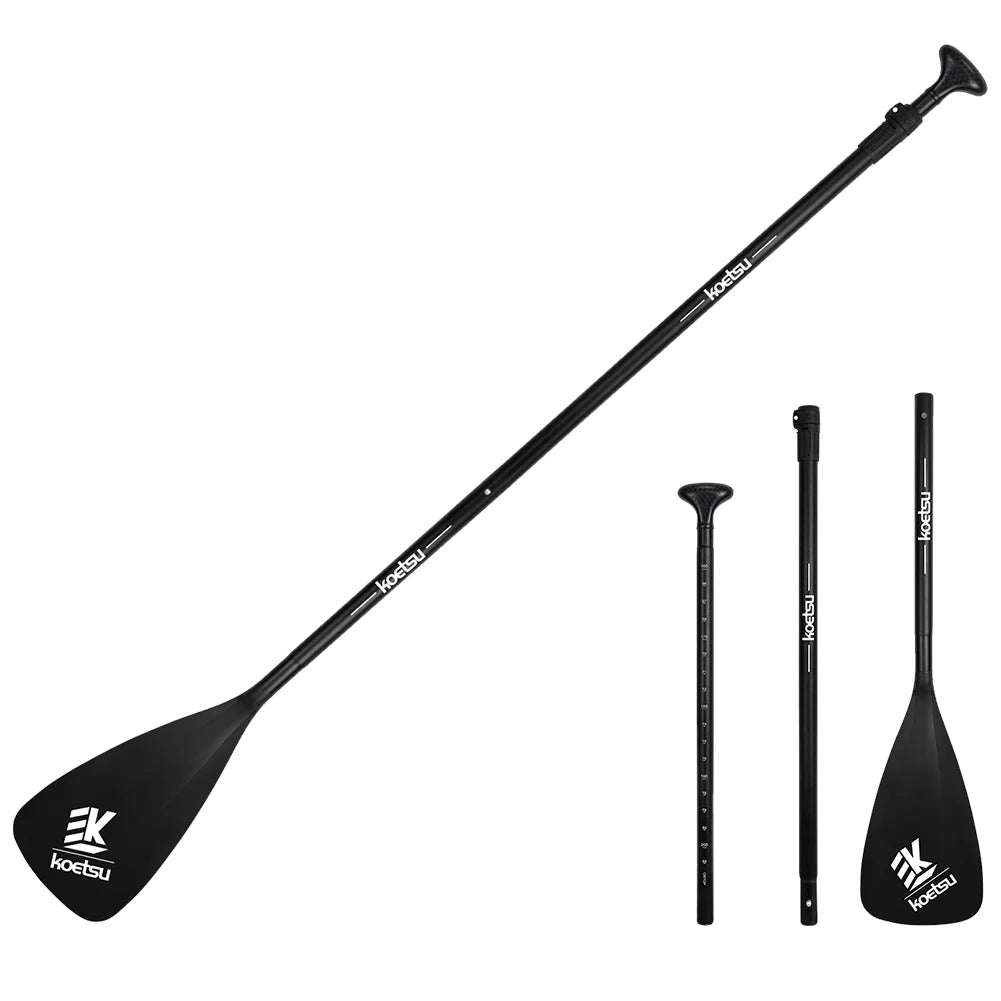 3-Piece Kayak Boat Paddle Adjustable Length Stand Up Paddle