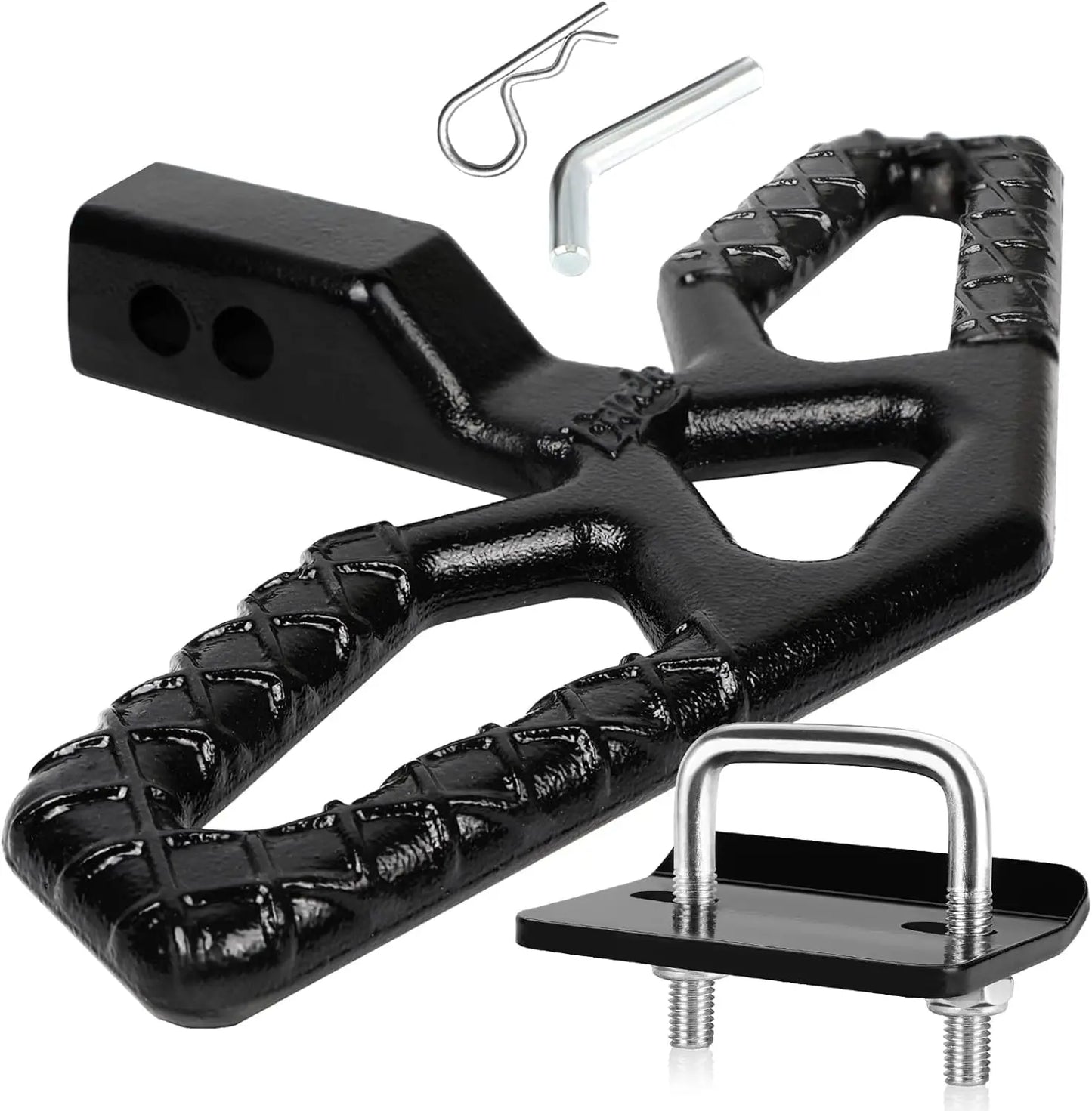 Step for 2 inch Receiver, Universal Anti Slip Bumper Guard