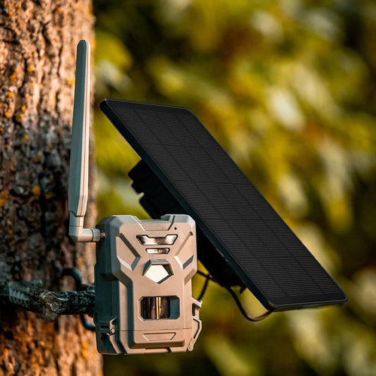 Trail Cam Solar Panel 360° Rotation Build-in 5000mAH Battery Solar Battery Charger