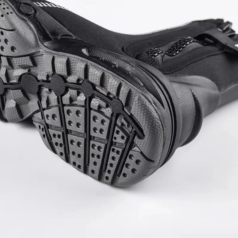 5mm Neoprene Dive Boots Wetsuit Side Zipper Men Women Snorkeling Scuba Diving Shoes