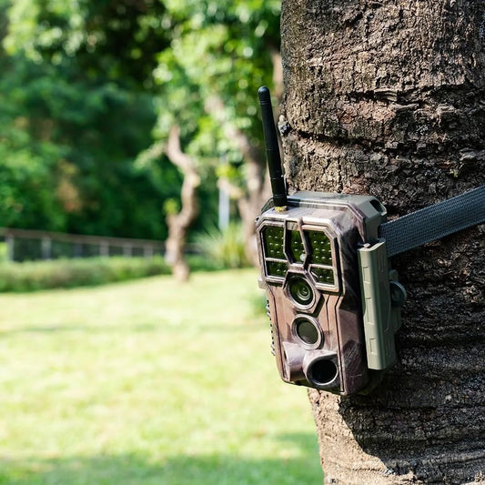 Trail Camera WiFi 32MP 1296p Fast 0.1s Trigger Speed Motion Activated 100ft