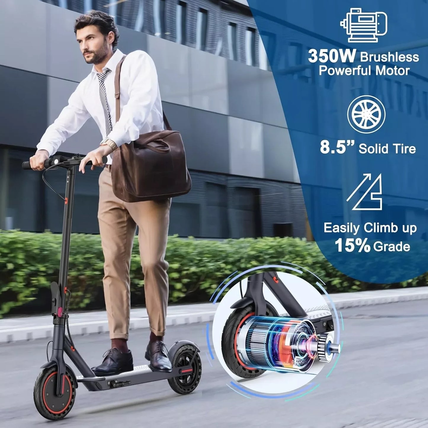 Electric  8.5inch tire Folding Electric Scooter