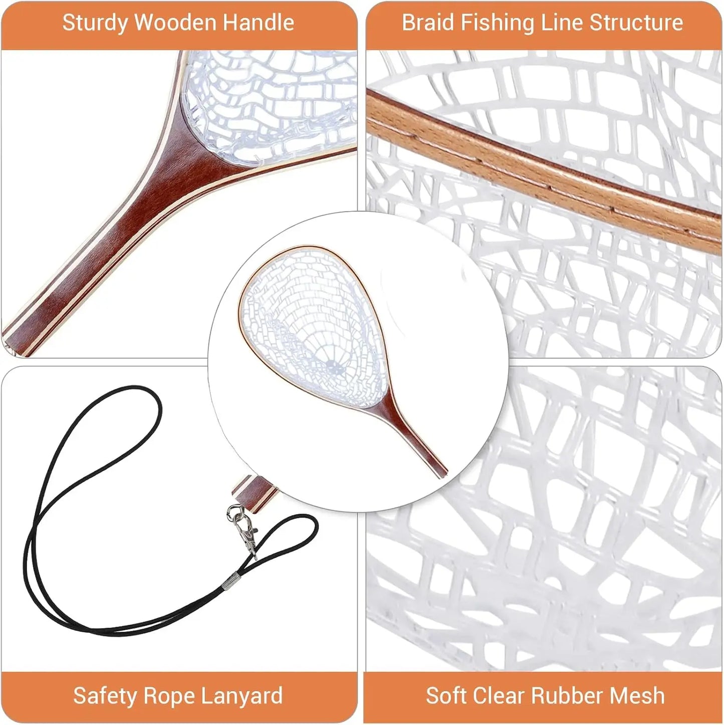 Fishing Net for Trout, Fly Fishing Net