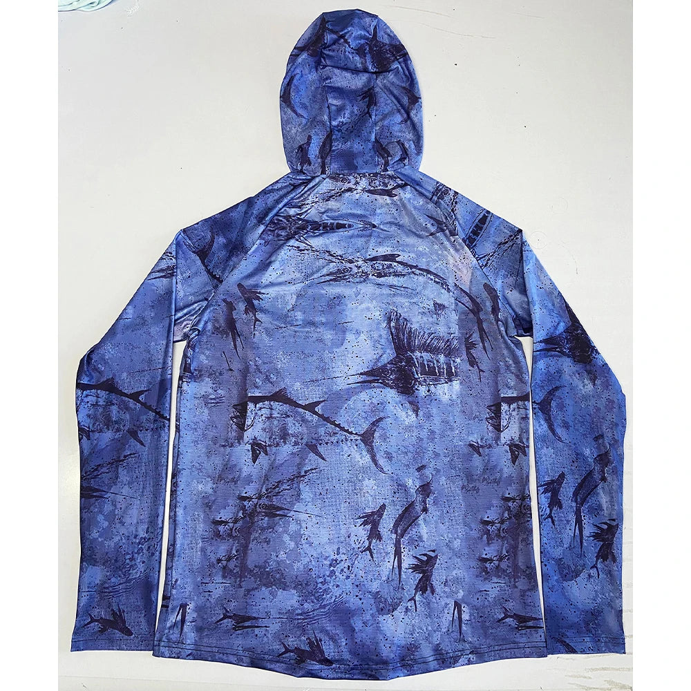 Fishing Hoodie Breathable Mask Men Sun Protection
