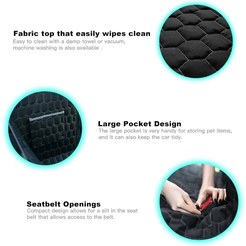 Dog Seat Covers for Back Seat,100% Waterproof
