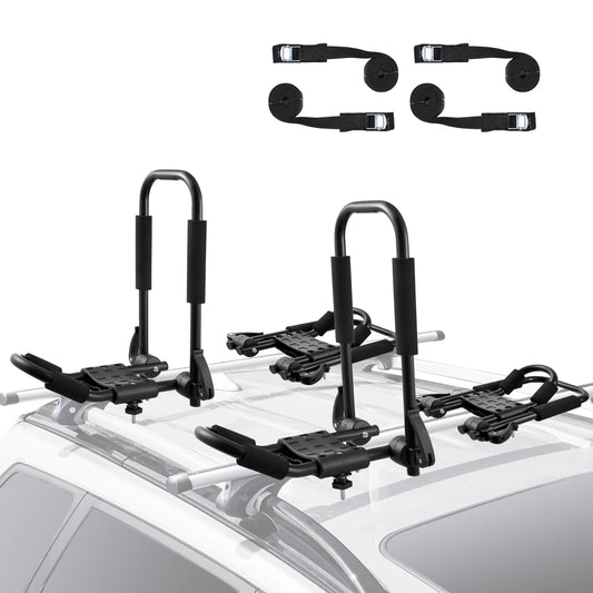 Kayak Roof Rack 2 Pairs J-Bar for Easy Kayak Transport