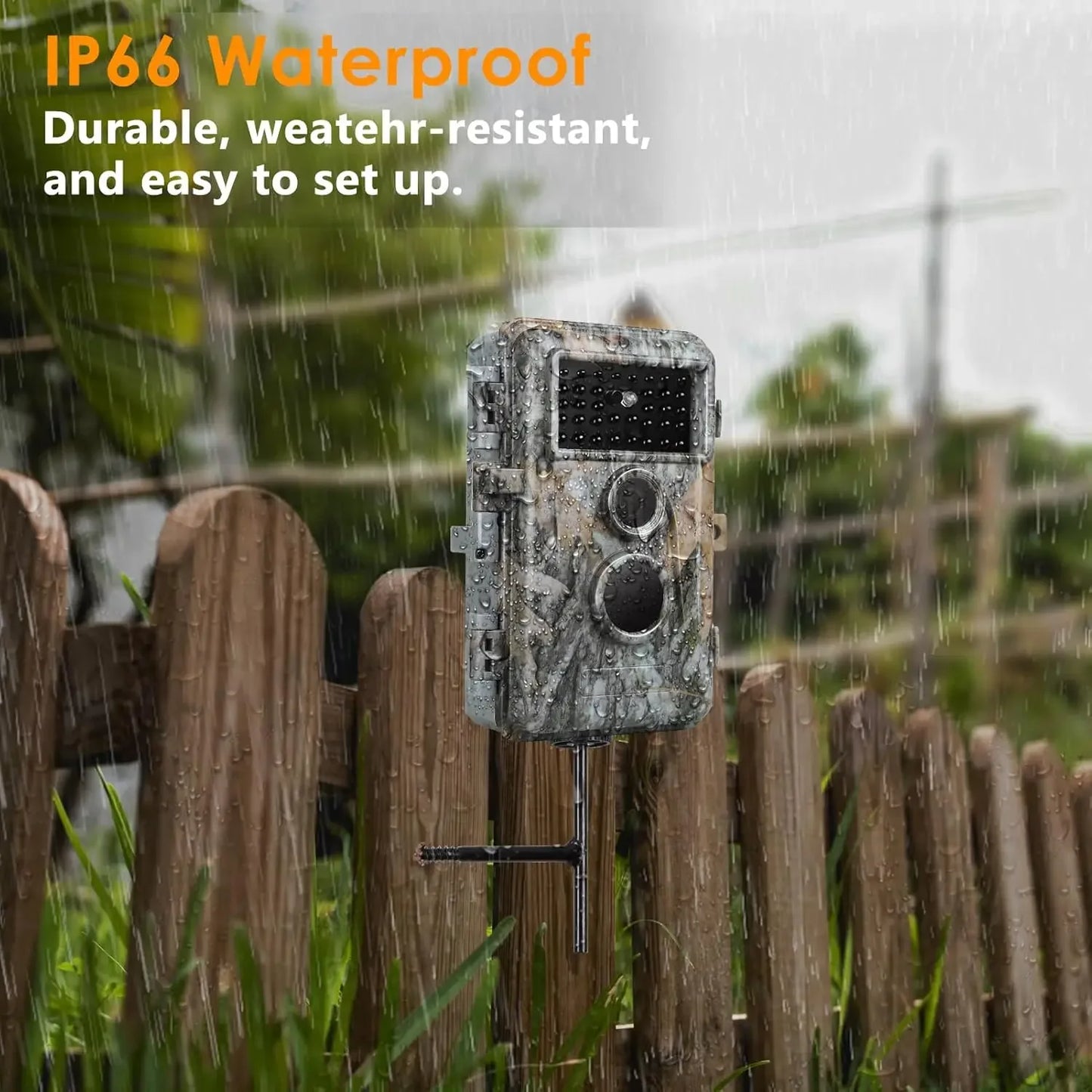 5-Pack Game & Trail Camera 32MP 1296P HD Video Motion Activated  No Glow