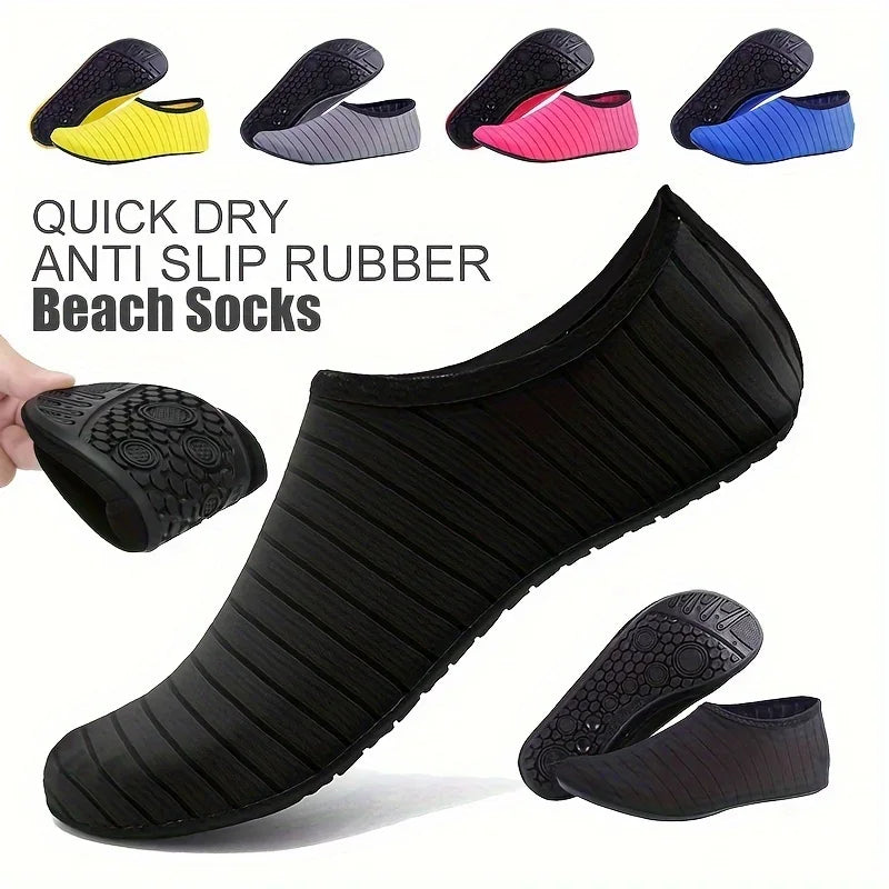 1 Pair Water Shoes Women Barefoot Men Beach Swim Water Sports Shoes