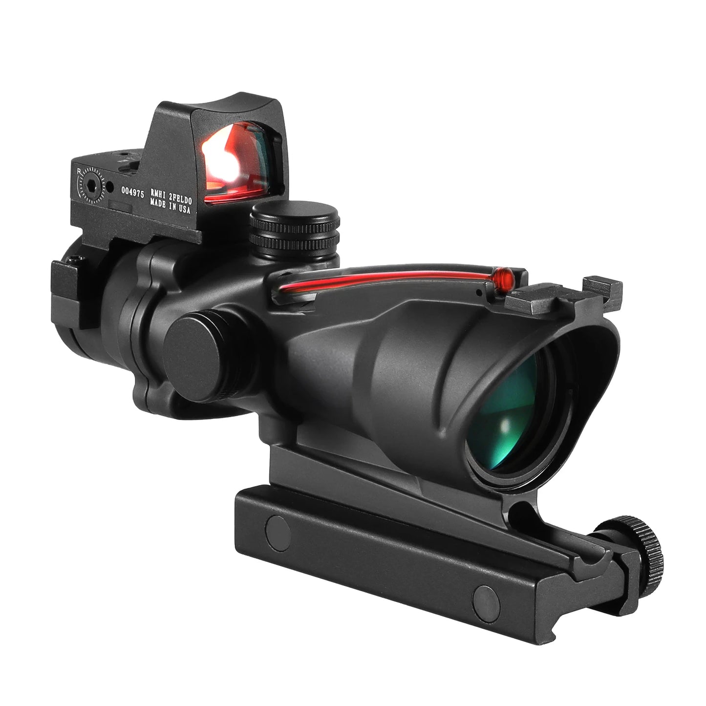 4x32 Red Dot 1x  4x Red Dot 20mm Rail Scope for Glock Hunting