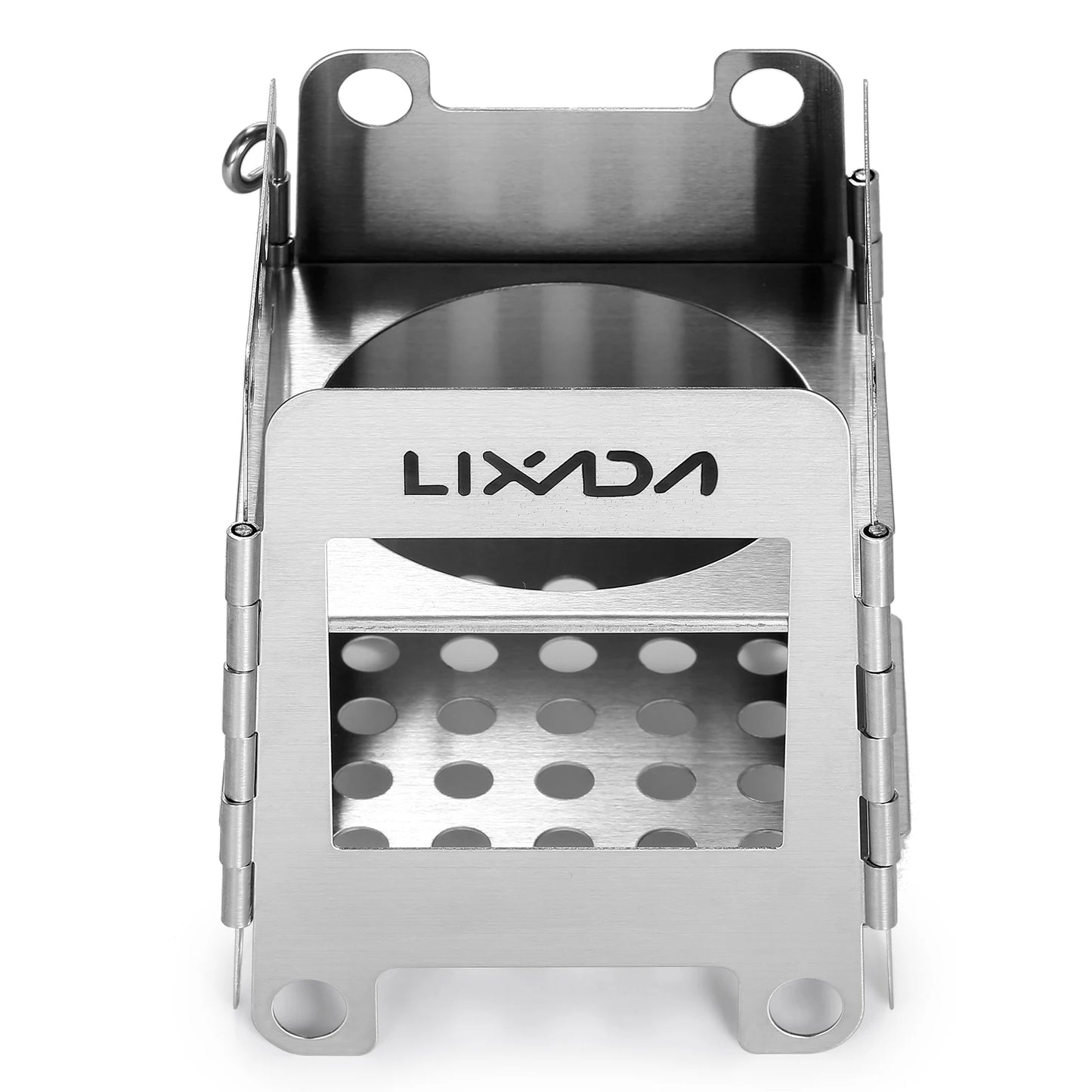 Portable Stainless Steel Lightweight Folding Wood Stove Pocket Stove Camping  Backpacking Stove
