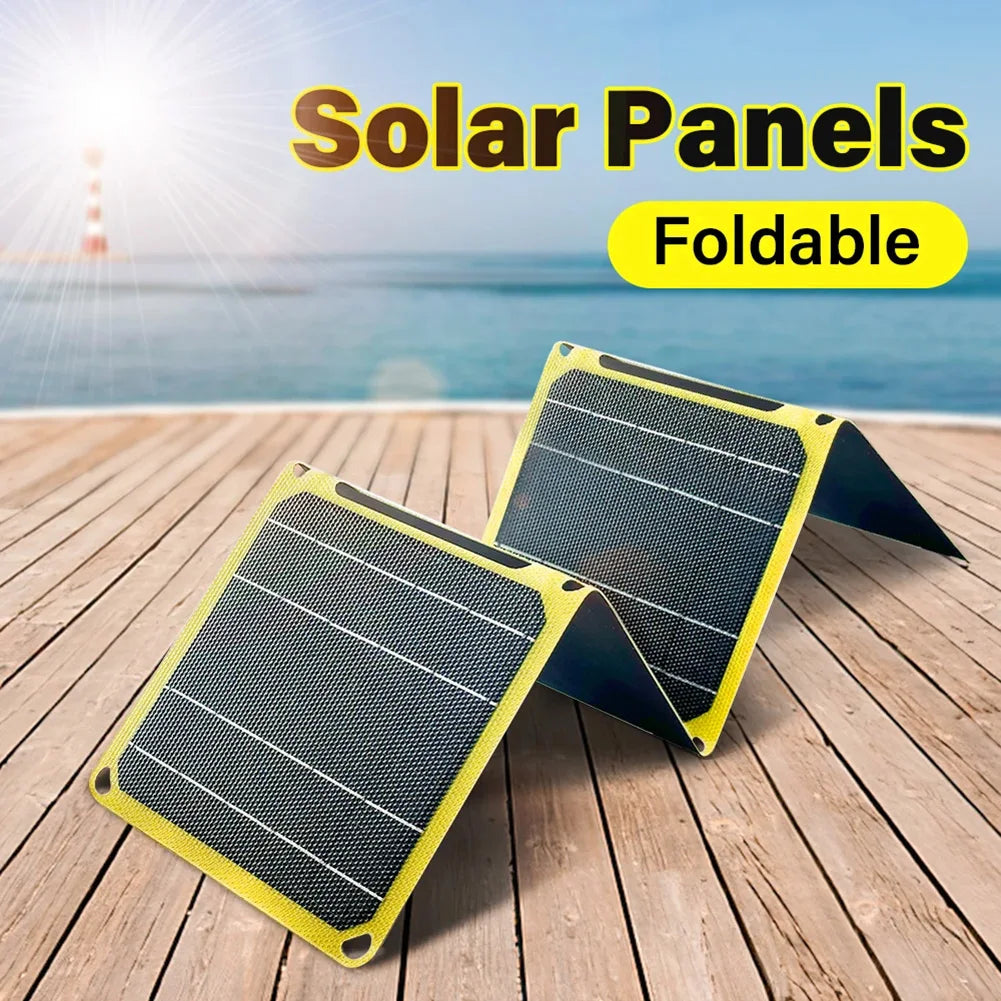 30W/40W 5V Portable Battery Phone Charger Foldable Solar Cell