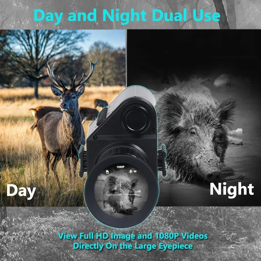 Digital Riflescope Night Vision Scope  Infrared Monocular 1080P Video