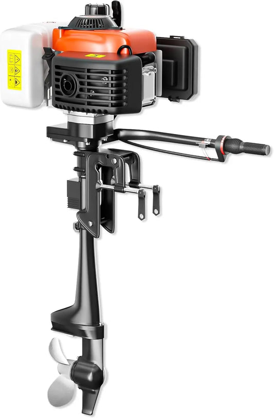 4HP 4 Stroke Outboard Motor Boat Engine, Heavy Duty 55CC