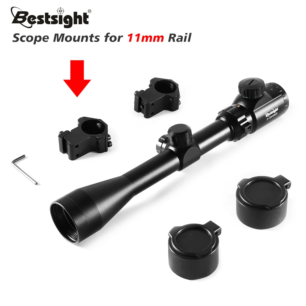 Riflescope 3-9x40 Rifle Sniper Scope Red or Green Illuminated