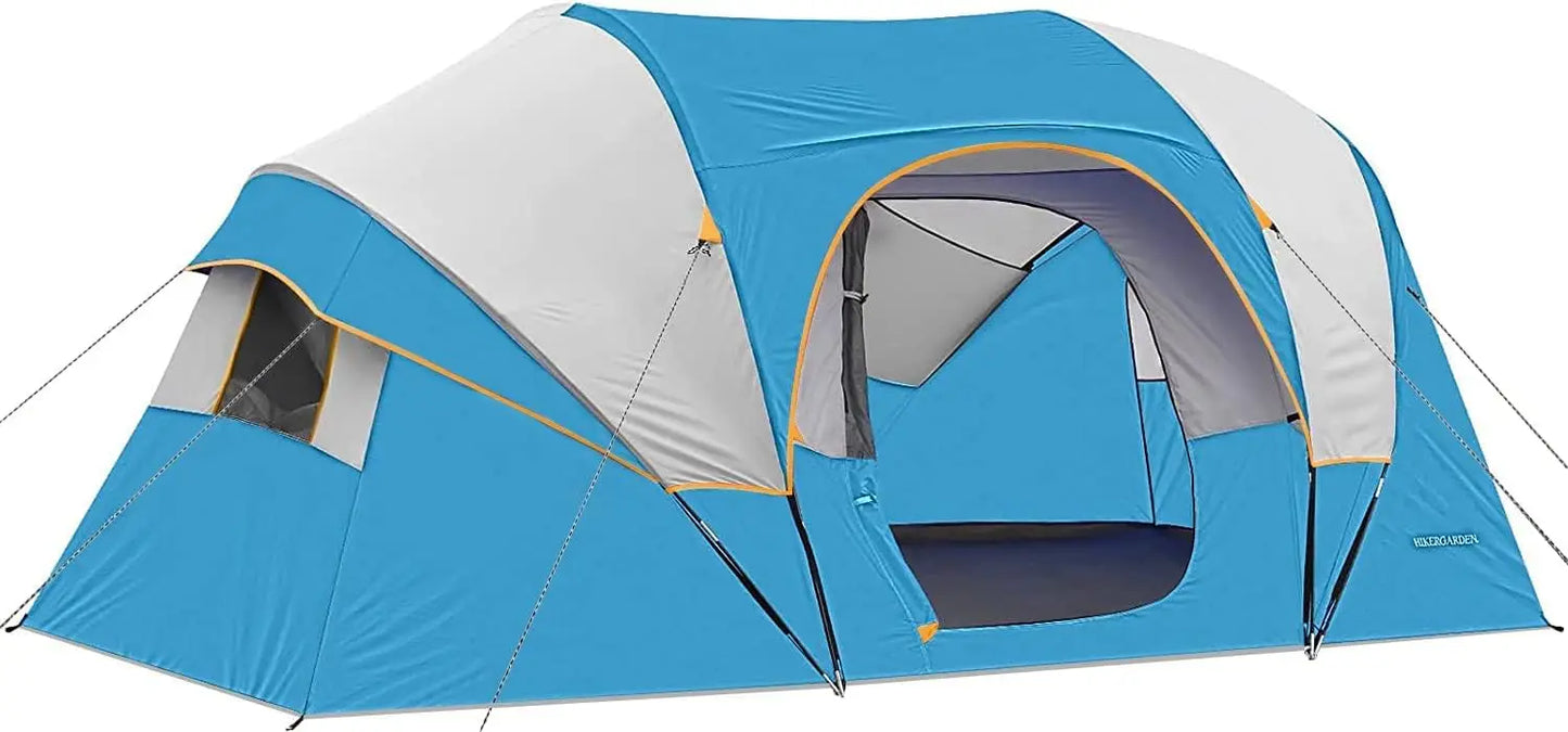 10 Person Camping Tent - Portable Easy Set Up Family Tent