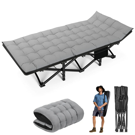 Folding Camping Cot Camp Cots Portable Heavy Duty