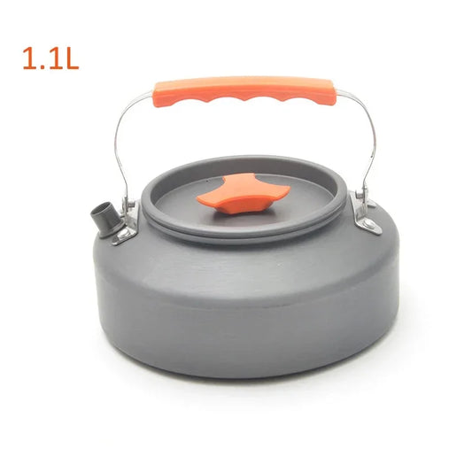 1.1/1.6L Outdoor Kettle Teapot Coffee Tableware Cookware for Hiking