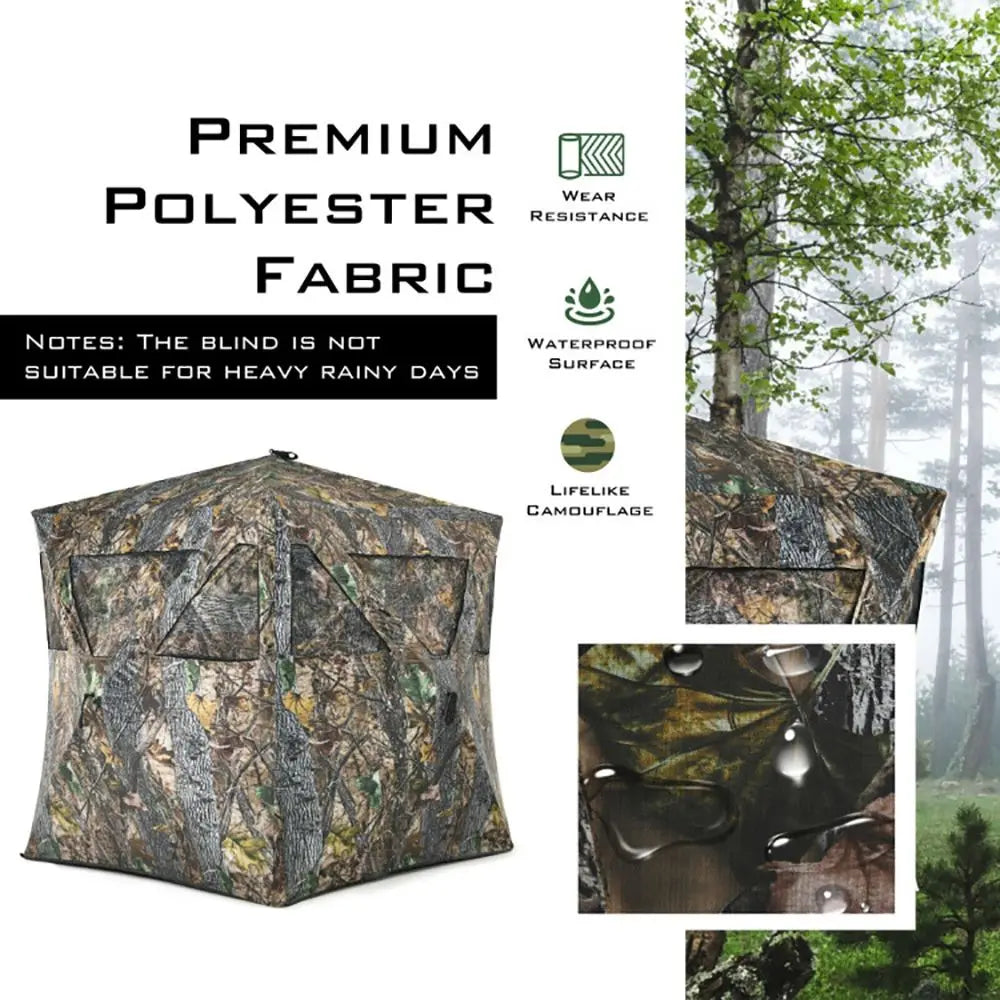 Hign Concerned Ground Blind Pop Up Portable Shelter