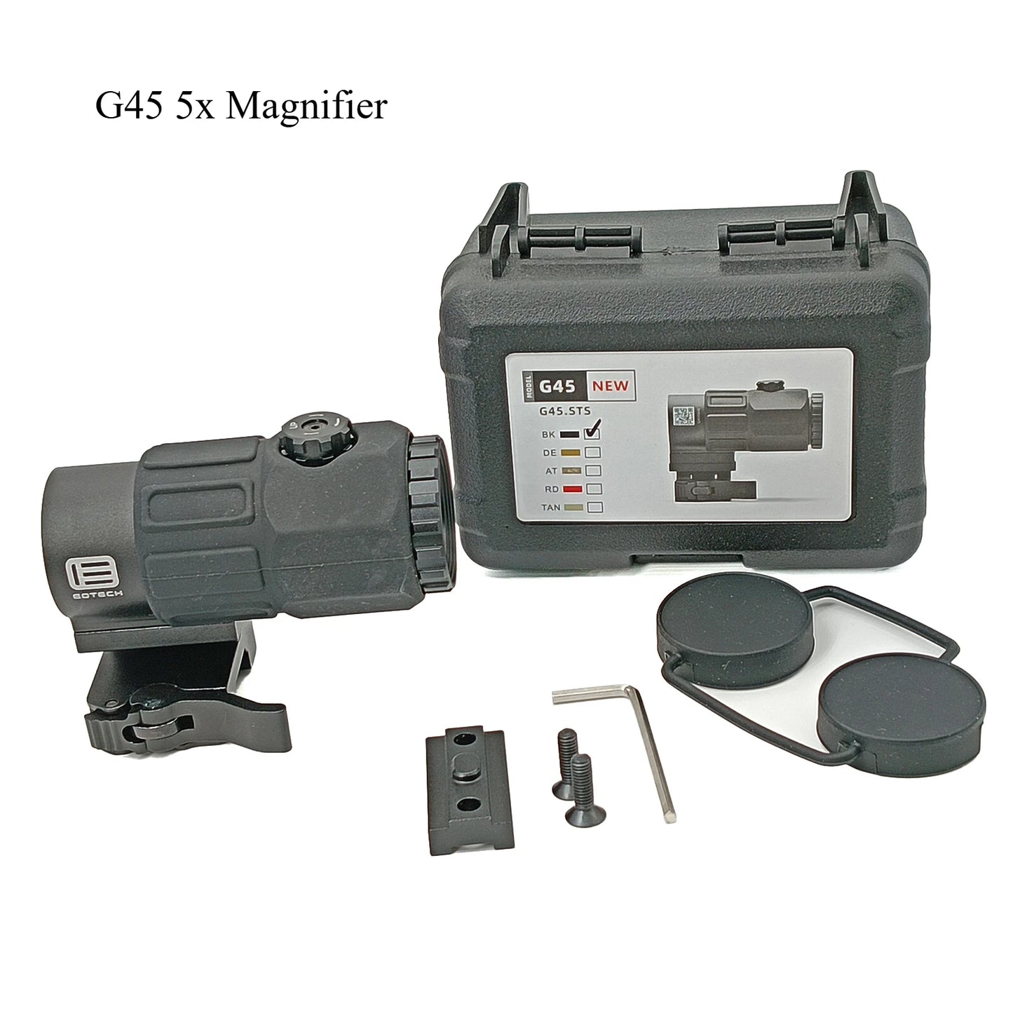Tactica Fixed 3X 5X Magnification with Switch to Side Quick Detachable QD Mount