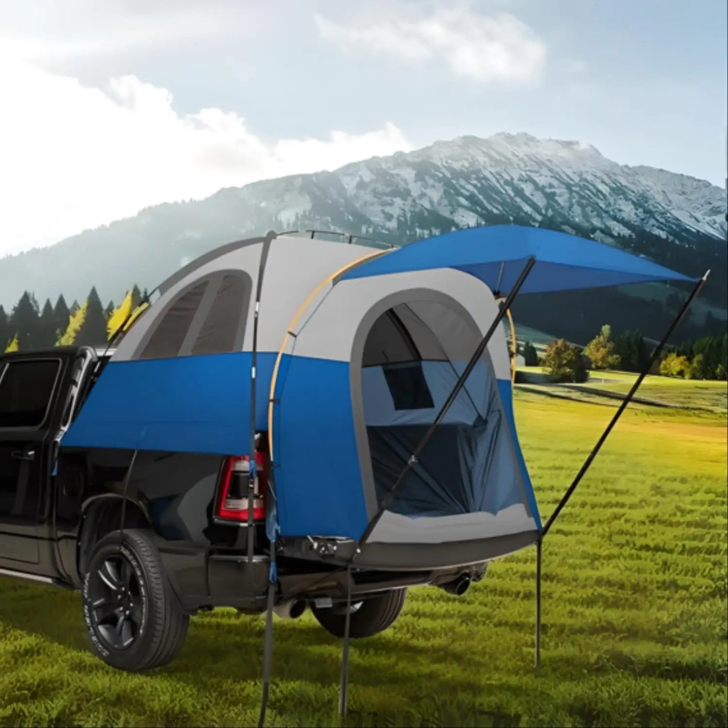 Truck Bed Tent Easy Set-up For 2 Person,