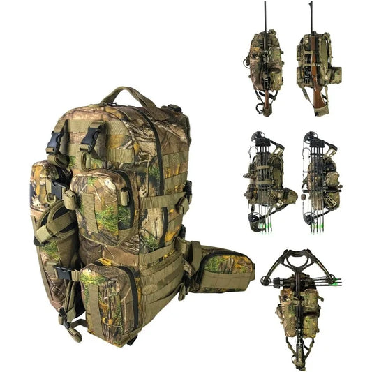 Backpack Daypack for Rifles, Bows, Crossbows, Muzzleloader, Hunting, Hiking, Archery, Blackpowder,