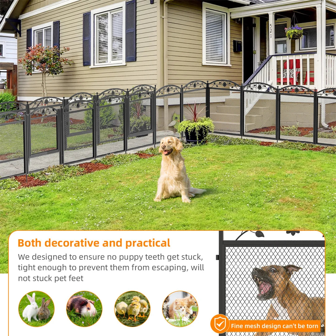 8 Panels Heavy Duty Dog Playpen Pen Outdoor Indoor