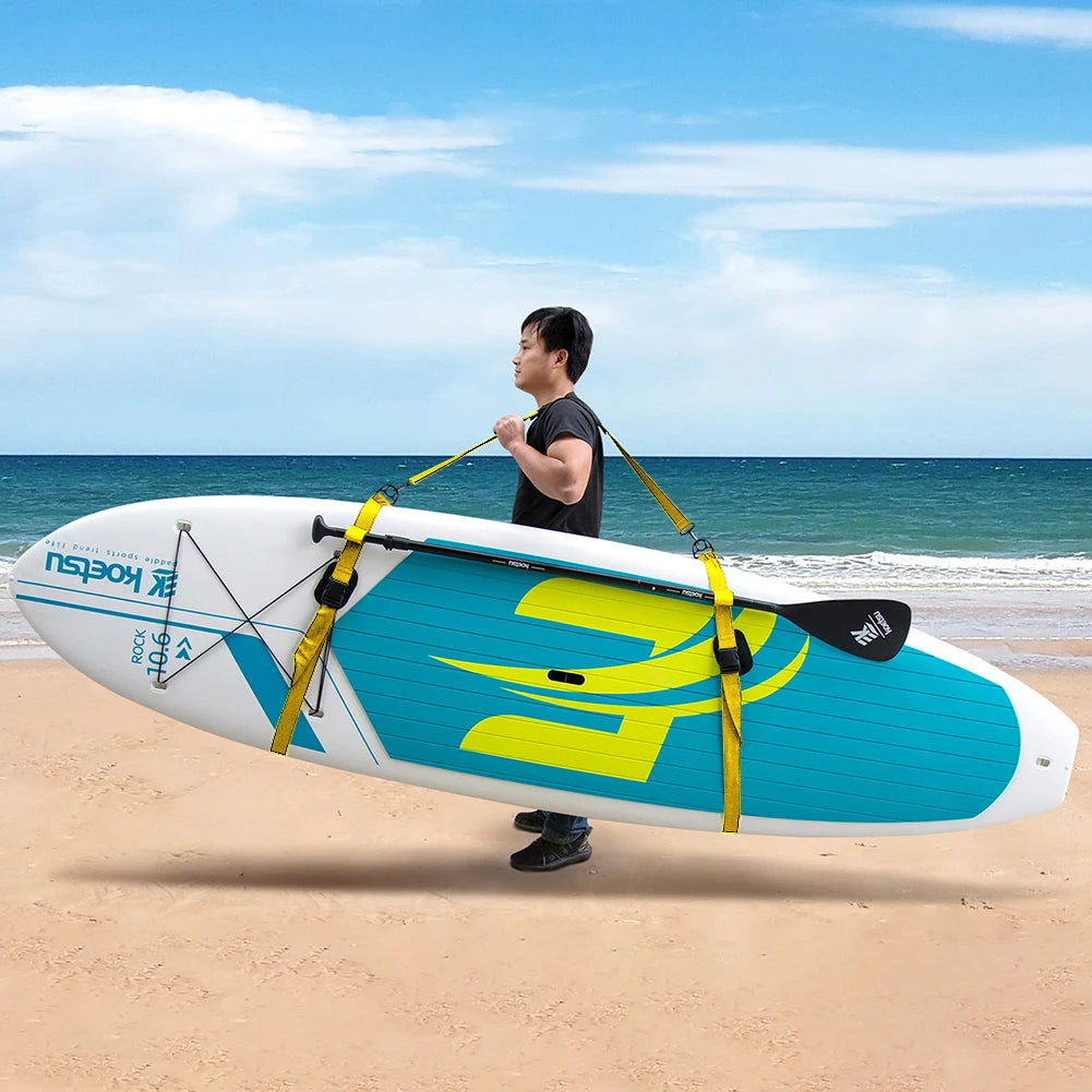 Adjustable Surfboard Stand Up Paddle Board Carry Sling Paddle Board Shoulder Strap ﻿