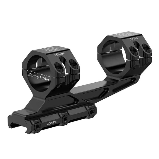 One Piece Scope Mount 20mm Picatinny Precision Cantilever Hunting Rings Fit 30mm 34mm Tube