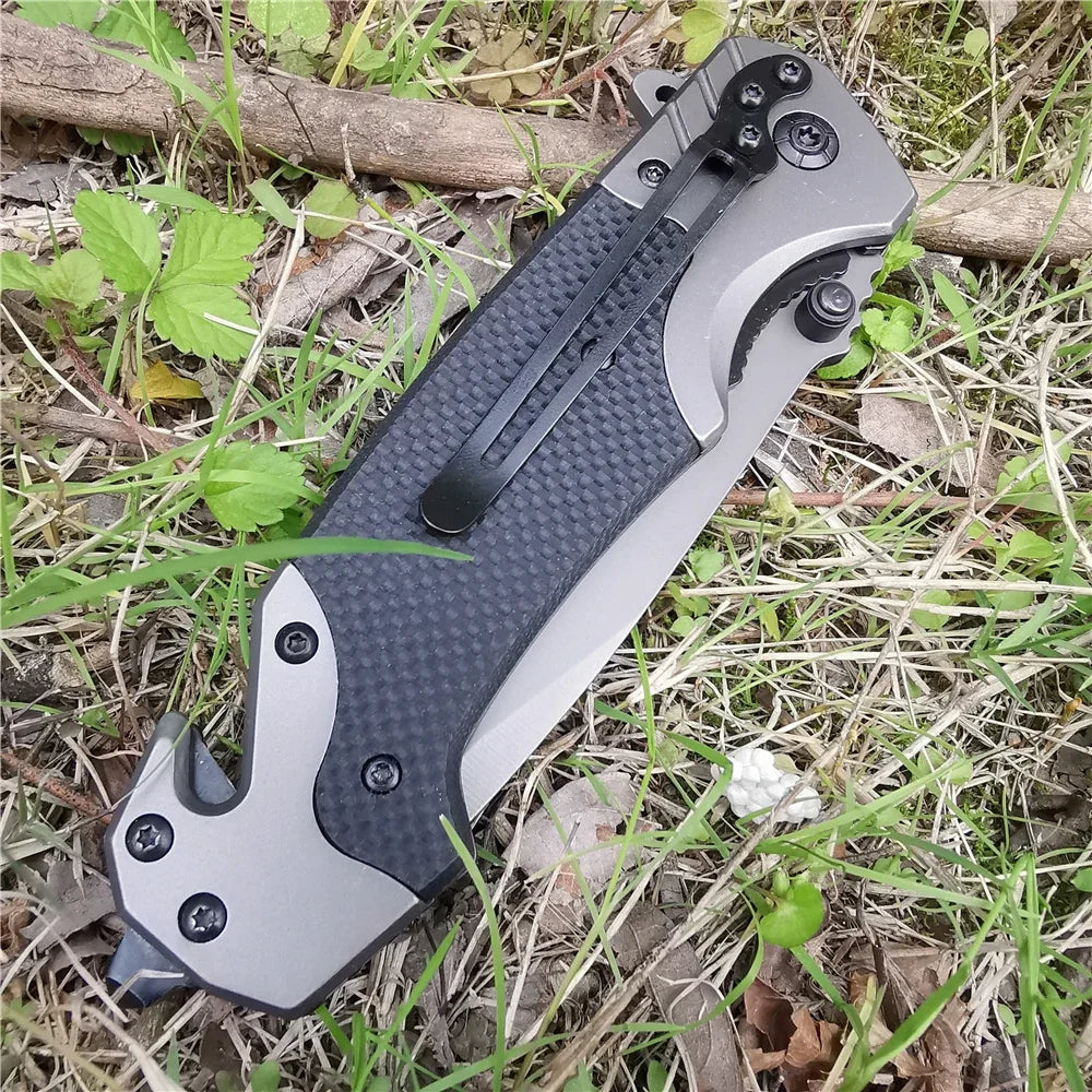Folding Knife Military Knives- Good for Hunting Camping Survival