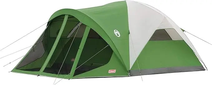Coleman Screened Camping Tent, 6/8 Person Carry Bag