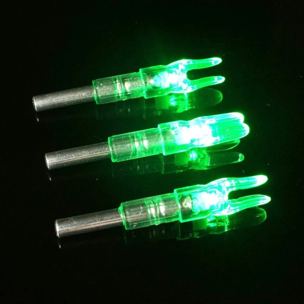 6PCS S Led Lighted Nocks for Arrows with .244" Inside Diameter