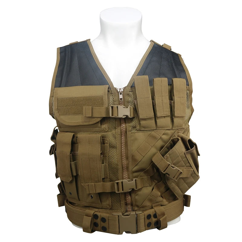 Paintball Outdoor CS Hunting Body Armor Plate Carrier Protective Coat