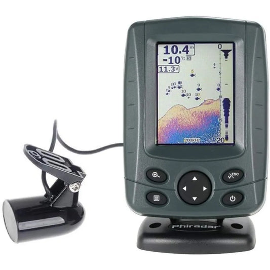 High-Concerned Dual Screen LCD Boat Fish Finder 200KHz 83KHz