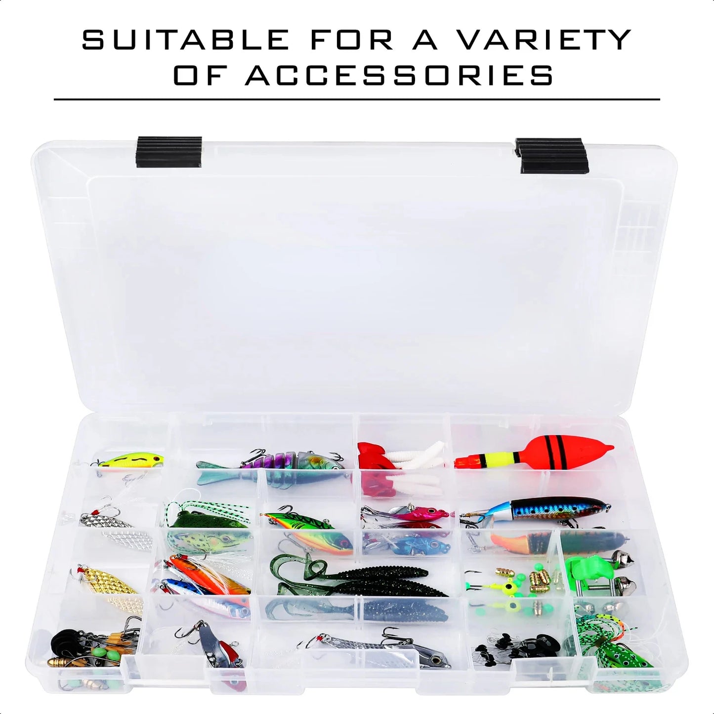 Fishing Tool Box 1/2/4pcs 3600 3700 Portable Bait Box