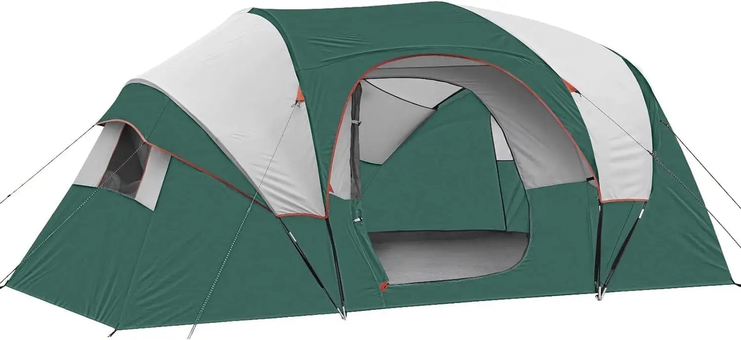 10 Person Camping Tent - Portable Easy Set Up Family Tent
