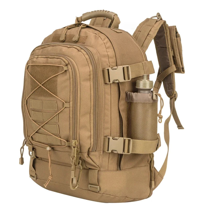 LQARMY Unisex Tactical Backpack For Hiking And Camping With Molle System Durable Nylon