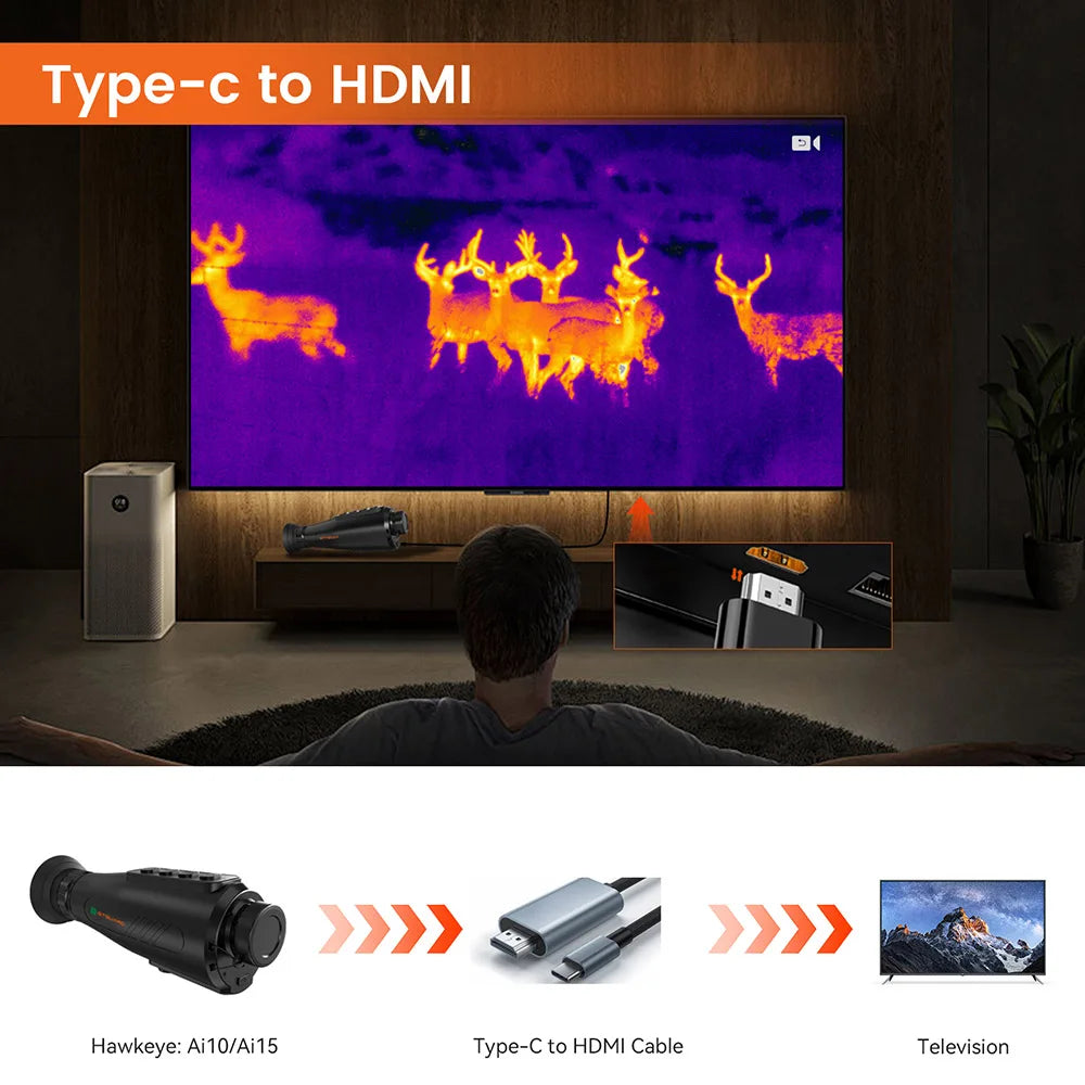 New thermal imaging outdoor Boating Camping Fishing Hunting Firefighting Surveillance