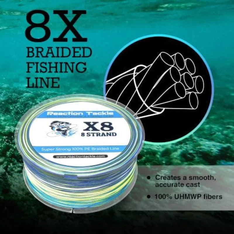Tackle Braided Fishing Line  Saltwater or Freshwater Fish