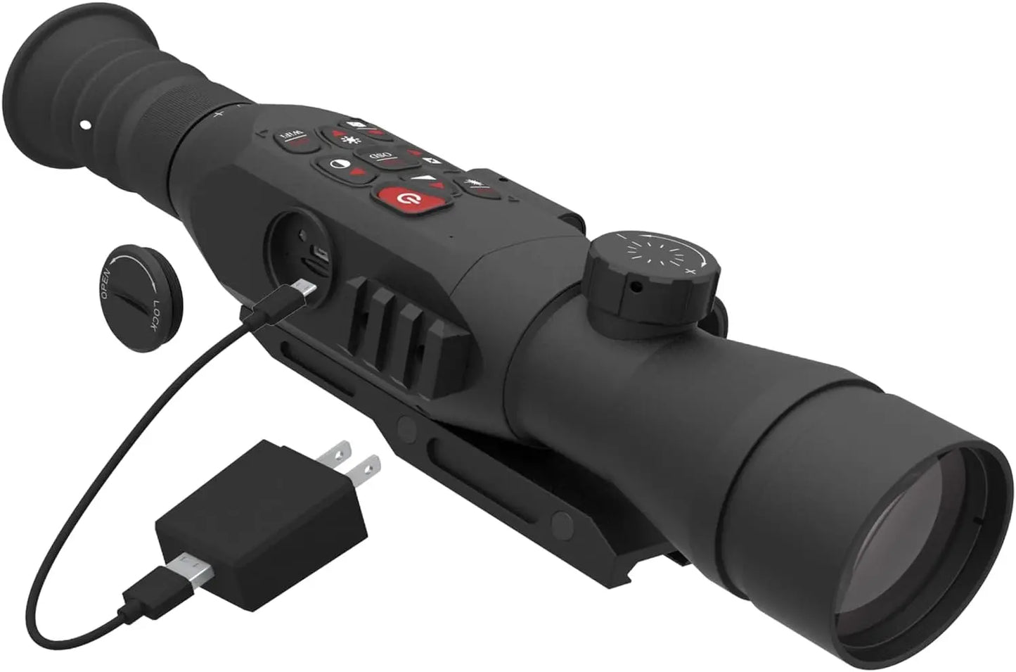 300 Yards Infrared Night Vision Scopes for Rifles Digital Zoom, 50MM Lens