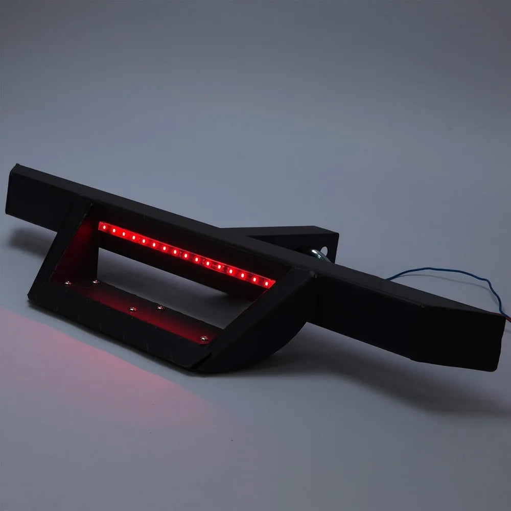 Universal Drop Hitch Step w/LED Brake Light for 2" Receiver