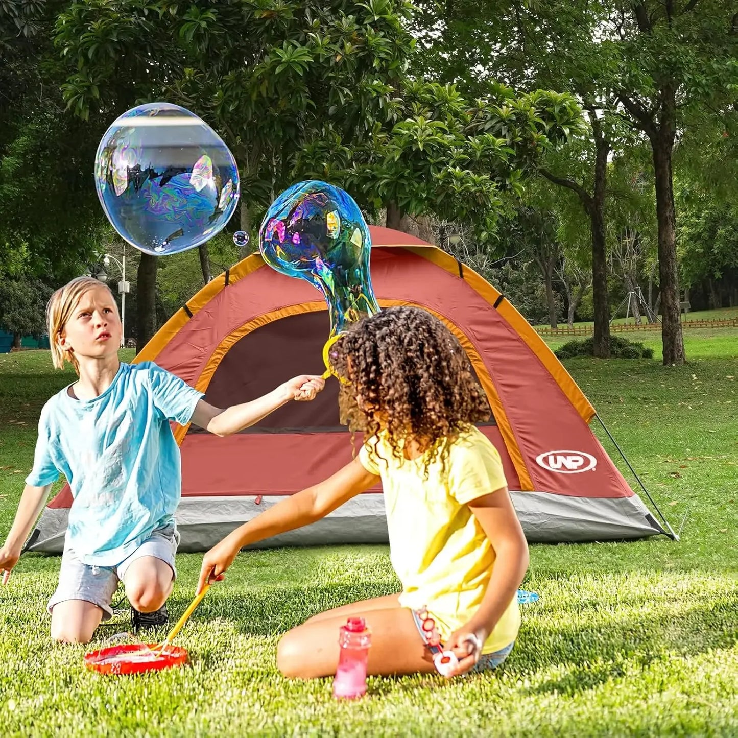 Camping Tent 2/3/4/6 Person Dome Tent, Easy to Set Up