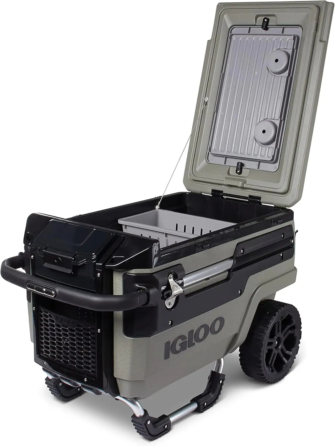 Journey 70Qt Wheeled Cooler, Insulated Hard Shell Ice Chest
