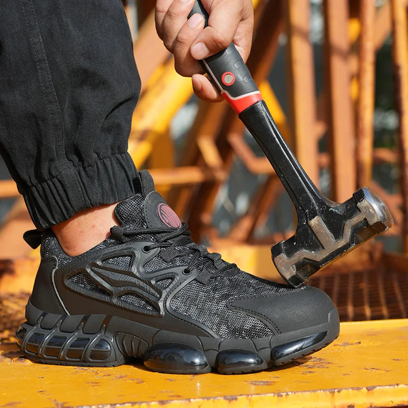 Lightweight Safety Shoes Hiking Sneakers Man Women Breathable