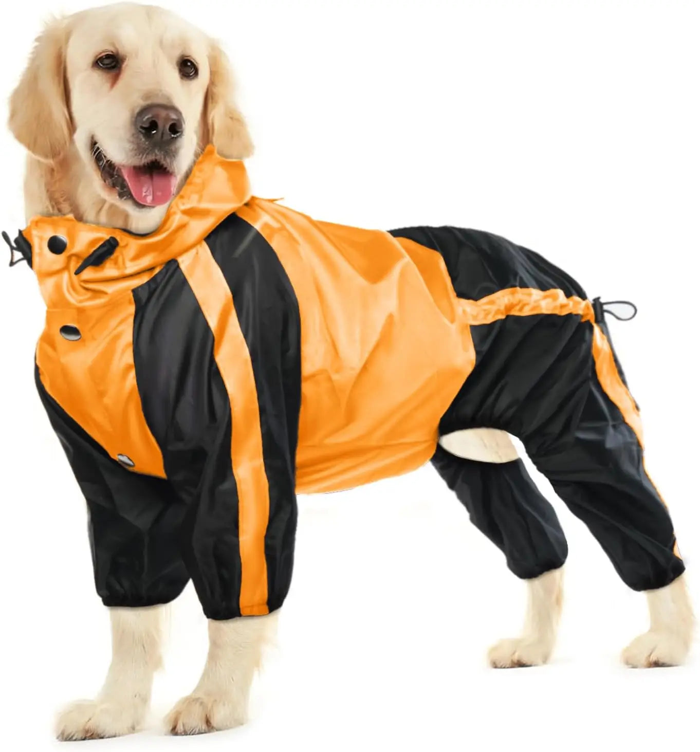 Dog Raincoat Waterproof Hood, Snow-Proof Rainwear