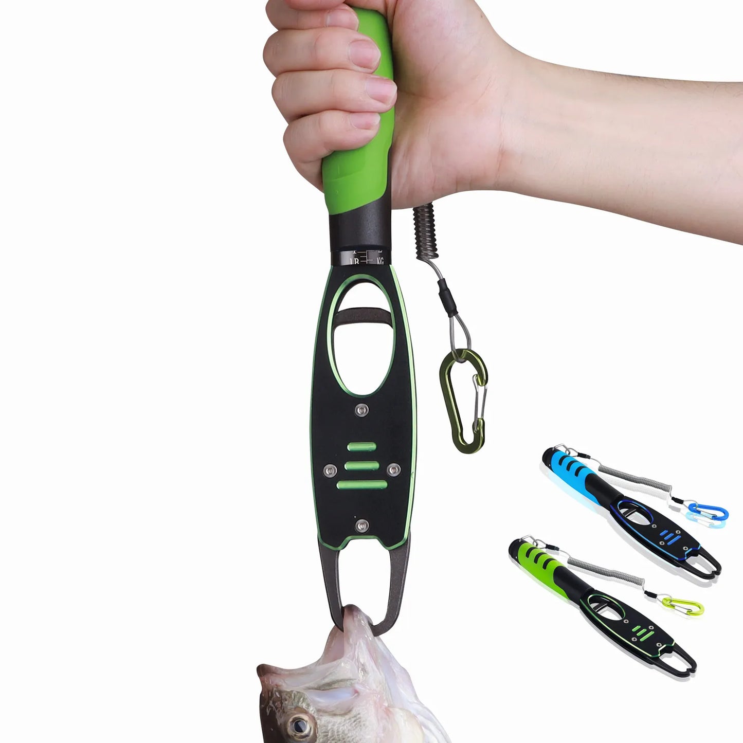 Fish Lip Gripper with Scale 2 in 1 Aluminum Alloy
