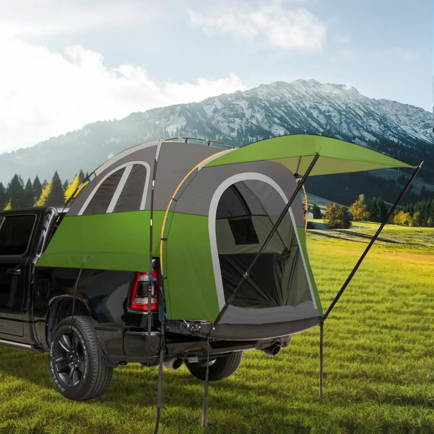 Truck Bed Tent Easy Set-up For 2 Person,
