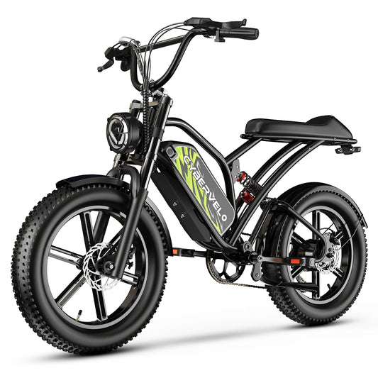 Aoango Electric Fat Tire AllTerrain Mountain Utility Cruiser Bicycle Pro
