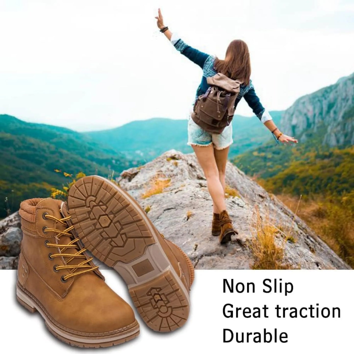 Women's Work Waterproof Hiking Ankle Boots